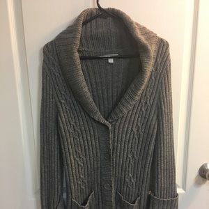 New York and company women’s gray cardigan sz S